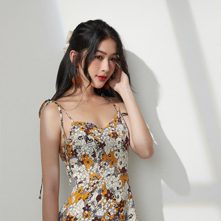 MAYBI Đầm 2 dây midi rã cup