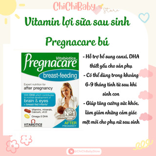 Vitamin lợi sữa Pregnacare bú
