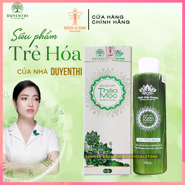 Bột Rửa Mặt Mỹ Nhân Hương - Bột Rửa Mặt Thảo Mộc Nhất Mộc Hương Duyên Thị (DATE 2026)