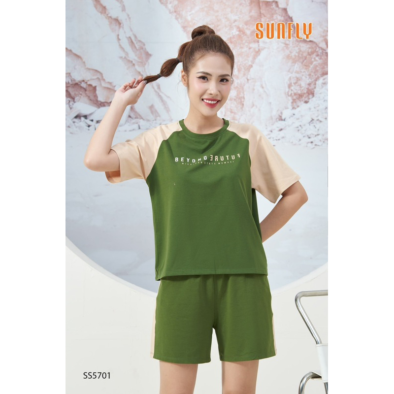 SS5701 BỘ MẶC NHÀ COTTON ÁO FORM RỘNG