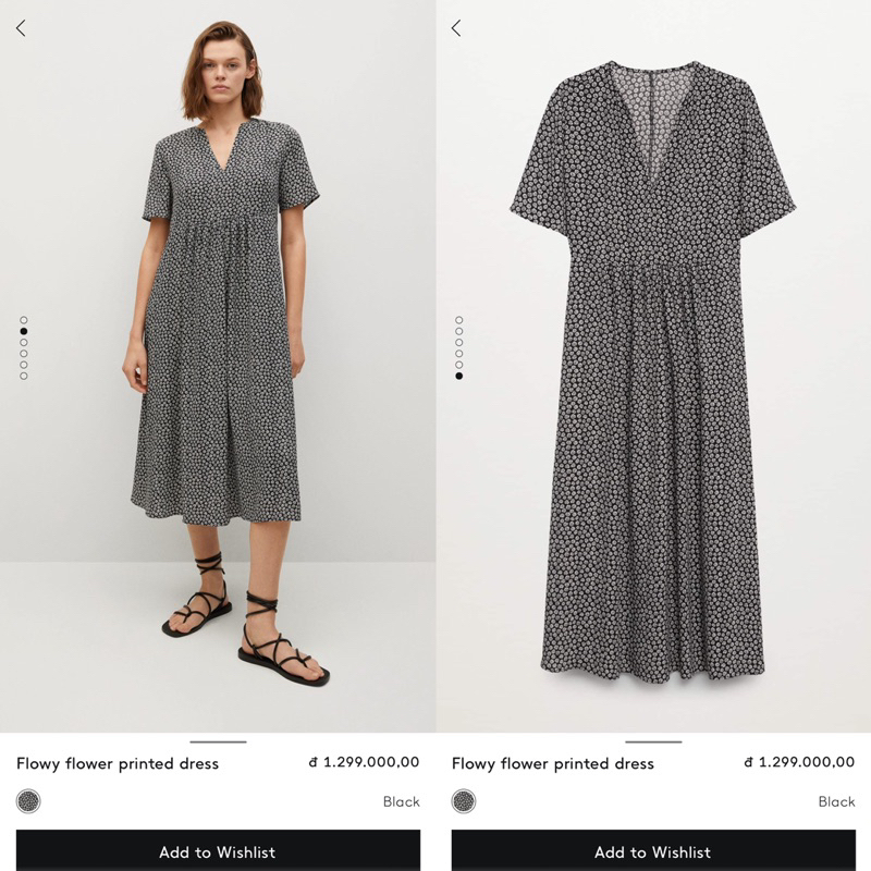 Đầm maxi Mango Auth vợt sale - Mango 87097667