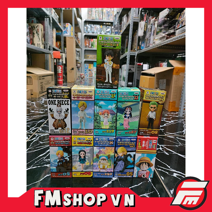 MÔ HÌNH NHÂN VẬT ANIME ONE PIECE VUA HẢI TẶC WCF ONE PIECE