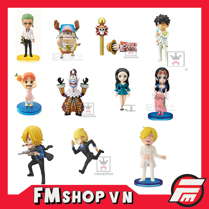 MÔ HÌNH NHÂN VẬT ANIME ONE PIECE VUA HẢI TẶC WCF ONE PIECE