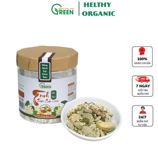 Tinh bột củ sen mix hạt ngũ cốc Granola, thảo mộc, cỏ ngọt 100% hữu cơ do Việt Green trực tiếp sản xuất