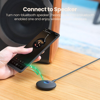Bộ Thu phát Bluetooth 5.0 Ugreen 40762 CM108 ( APTX 2 in 1, có PIN, kèn 3 dây Ugreen )