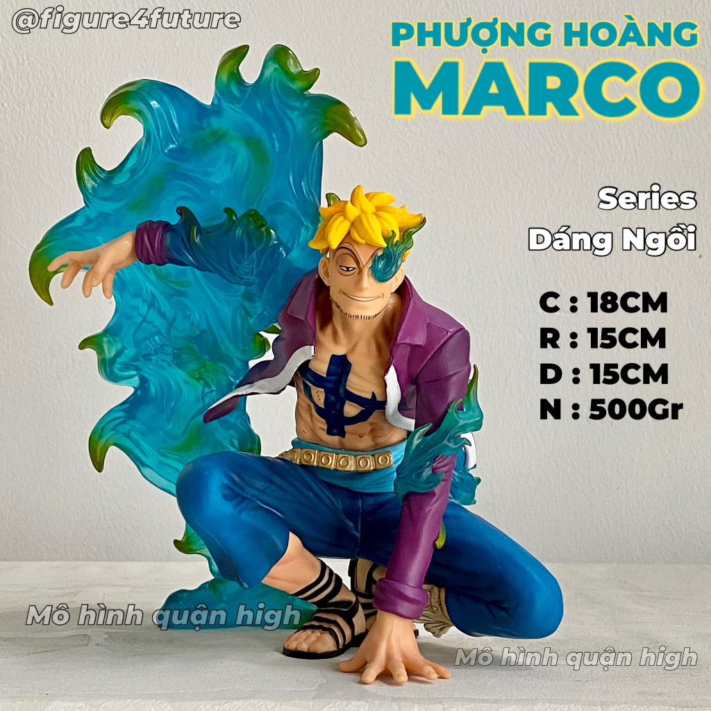 Mô hình Marco dáng ngồi cao 18CM - Phượng hoàng marco - marco tư thế chiến đấu - Onepiece figure