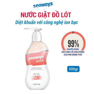 Nước giặt đồ lót seaways kháng khuẩn - nước giặt quần áo trẻ em - chai 300gr