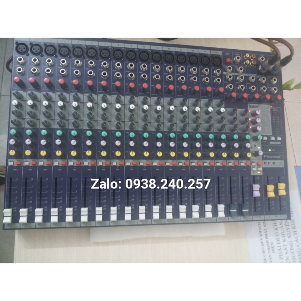 Bàn mixer soundcraft efx16 hàng loại 1 - bàn mixer karaoke - mixer karaoke gia đình - mixer efx16