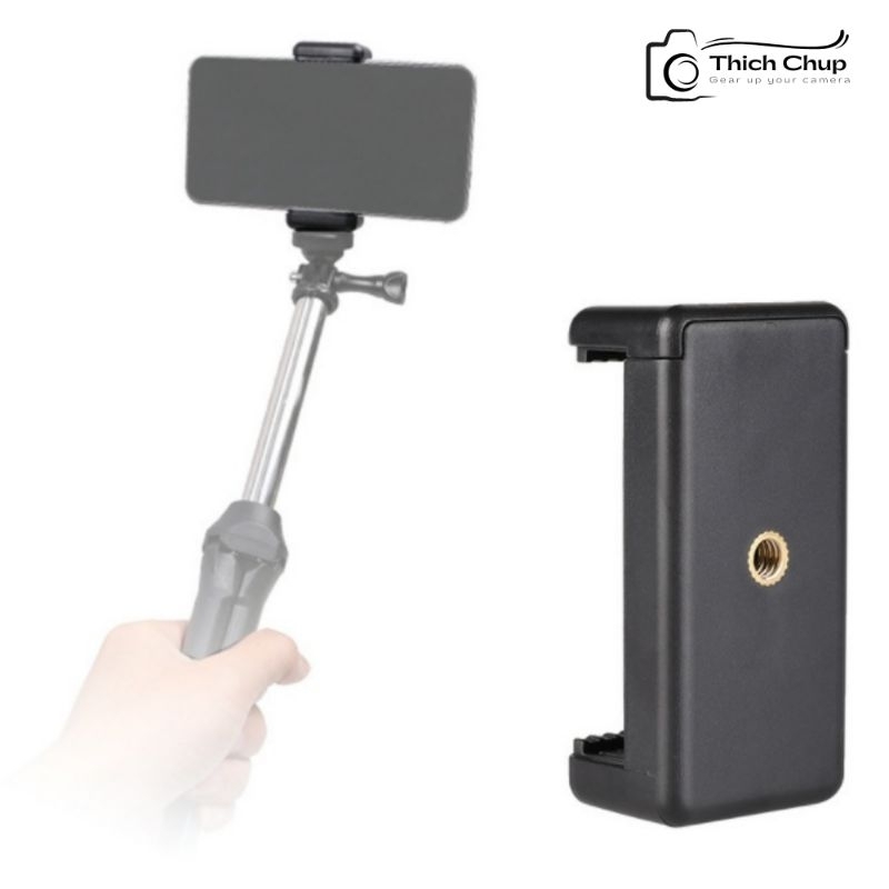 Giá kẹp điện thoại xe máy, kẹp gắn điện thoại lên đồng hồ xe máy, gắn tripod và các loại gậy nối dài