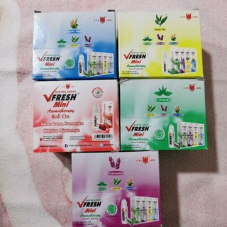 Vfresh Dầu Lăn Hương Thảo Dược Thiên Nhiên 4ml
