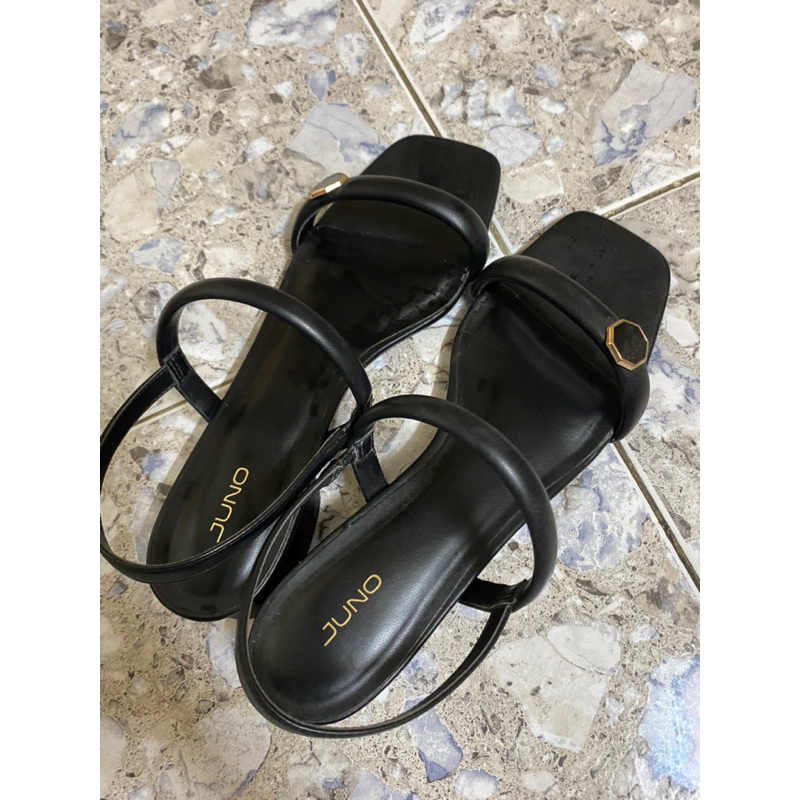 Thanh lý giày Mary jane, Juno cao gót size 39 40 màu đen