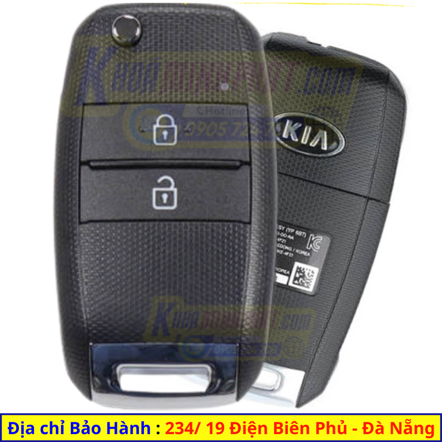 Vỏ Chìa khoá Kia Soluto, Cerato, Sportage, Seltos, Optima, Rio, Morning, Rondo, K3 V47