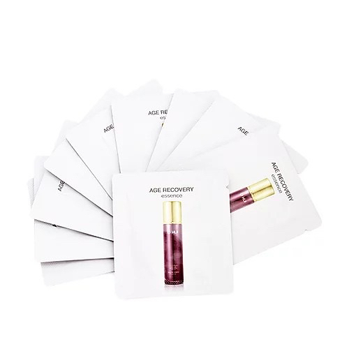 ￼Tinh chất OHUI tím Age Recovery Essense Baby Collagen giúp cải thiện nếp nhăn, chống lão hoá (gói sample 1ml) date 2025