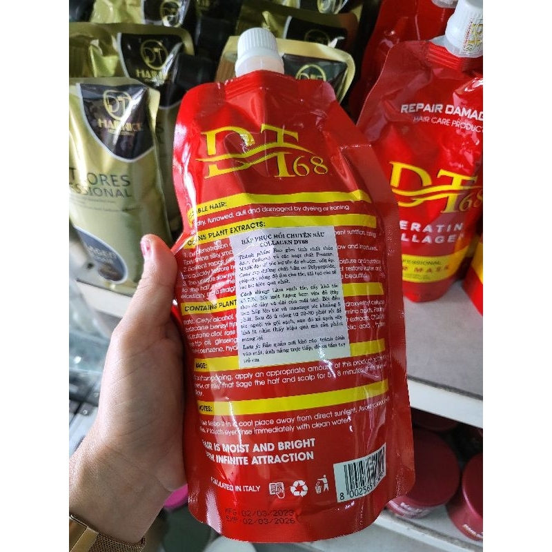 HẤP DẦU KERATIN COLLAGEN DT68