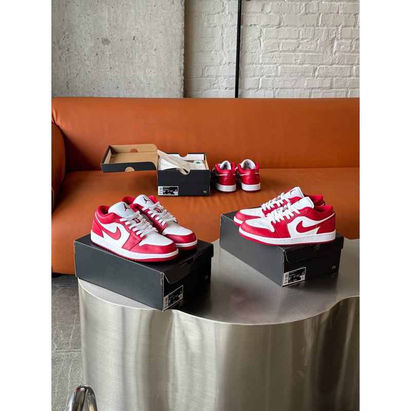 Giày thể thao cổ thấp | Jordan1 low Gymred Cao cấp