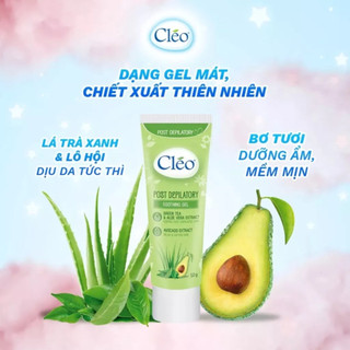 Gel làm dịu da sau tẩy lông Cleo -50g