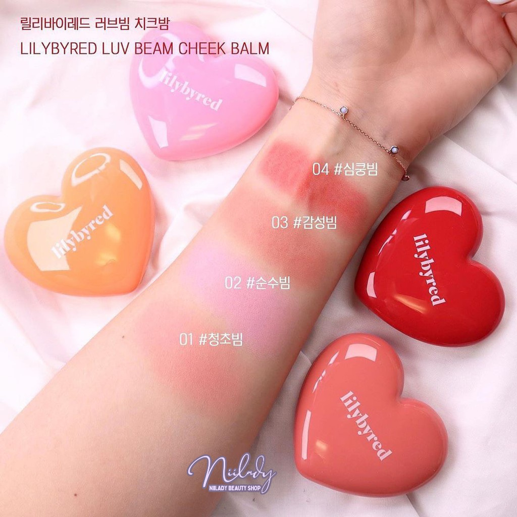 Má hồng Lilybyred Luv Beam Cheek BALM (DẠNG KEM)