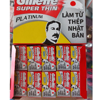 [Hàng tặng] Lưỡi lam gillette GILLETTE SUPER THIN dao lam