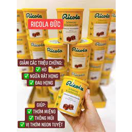 Kẹo Ngậm Thảo Dược Giảm Ho Khàn Giọng Ricola 250 g, hàng Đức