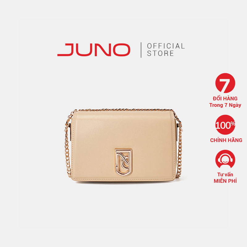 Túi Xách Nữ Thời Trang JUNO Cỡ Nhỏ Crossbody Khóa Xoay Monogram TXN680