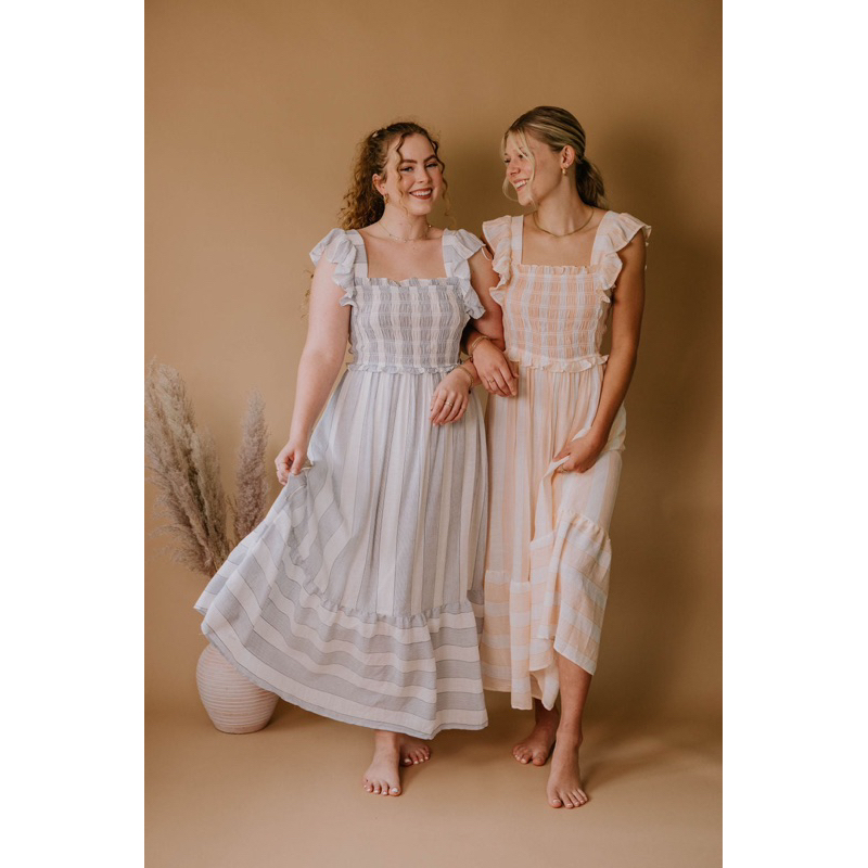 Đầm Blu pepper dư xịn dáng maxi siêu xinh