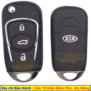 Vỏ Chìa khoá xe Kia Forte, Carens, Morning, Cerato V48 phím bấm nhựa
