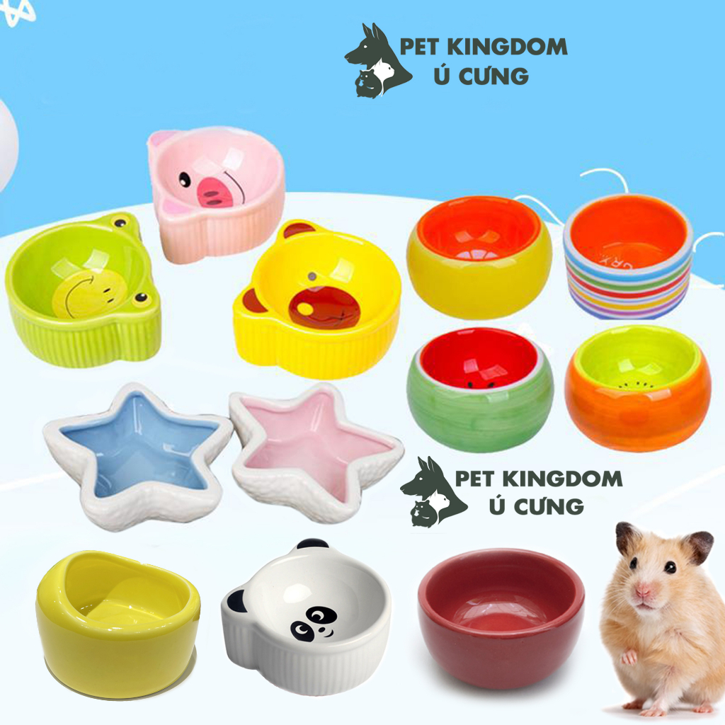 Bát ăn sứ cho hamster và thú cưng nhỏ