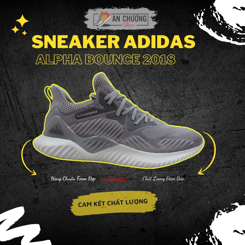 Giày Sneaker Alphabounce Grey Hình Thật - Hàng Chuẩn