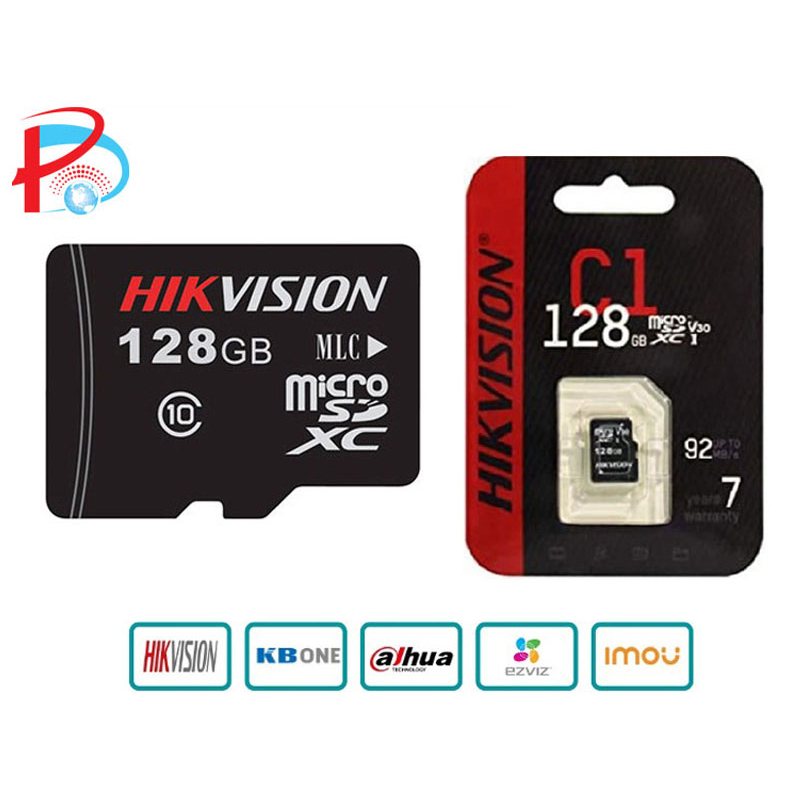 Thẻ nhớ Hikvision MicroSD 128G-64GB-32G tốc độ đọc lên 92MB/s chuyên dùng Camera, điện thoại - Hàng chính hãng