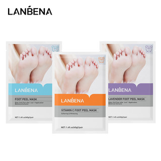 Mặt nạ chân LANBENA tẩy tế bào chết loại bỏ vết da chai sạn cho làn da mịn màng