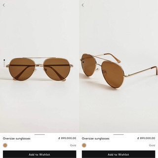 Kính mát nữ Mango Auth vợt sale | Mango 17032017