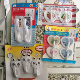 móc dán tường có đinh đóng