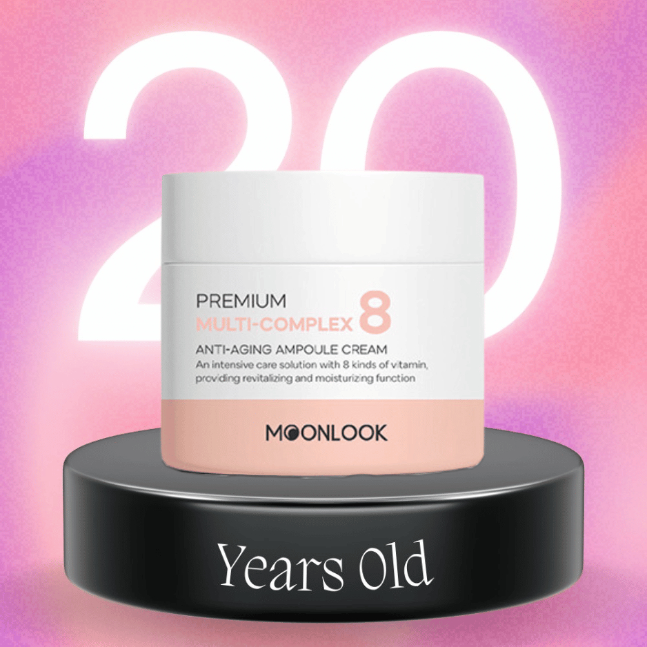 Kem Dưỡng Trắng Da Ban Đêm Moonlook Premium Multi-Complex 8 Anti-Aging Ampoule Cream - 50ml