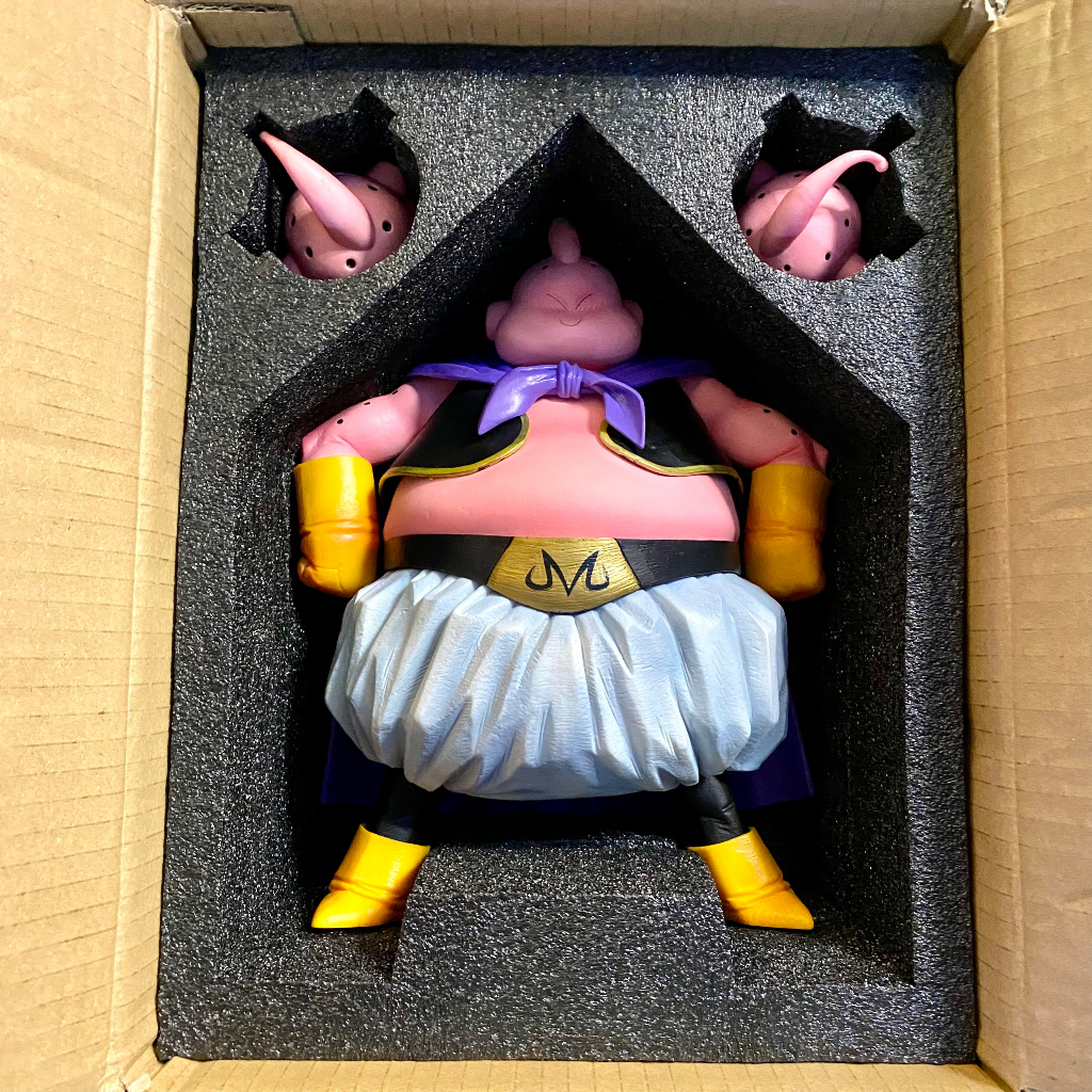 Mô hình Majin Buu béo cao 28CM - Fat buu dragonball - mô hình ma bư mập 7 viên ngọc rồng 3 đầu thay thế