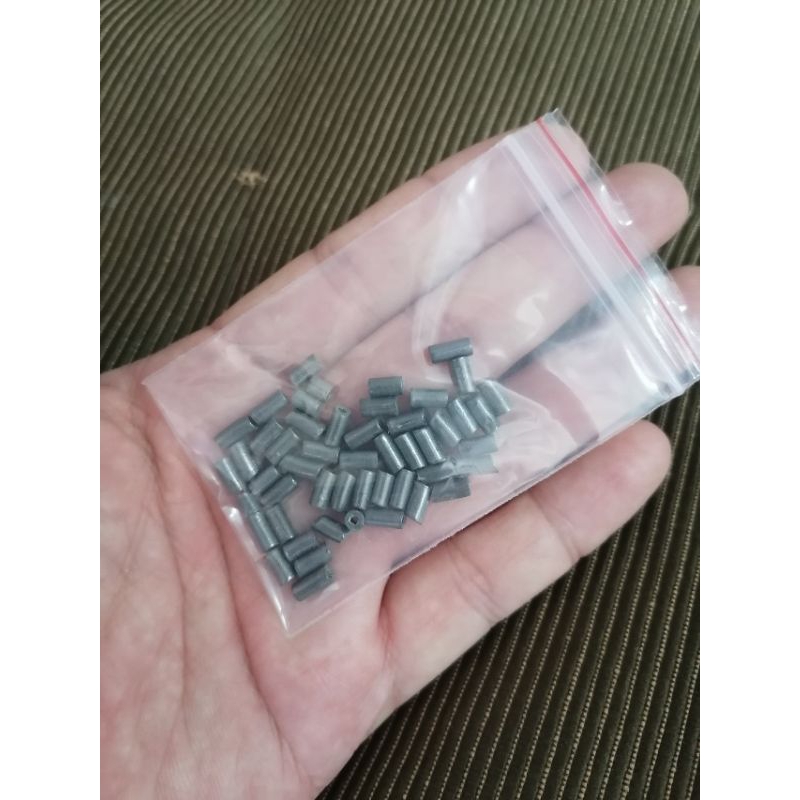 Chì nhỏ câu cá rô, lòng tong, trê, lóc, bịch 50 viên