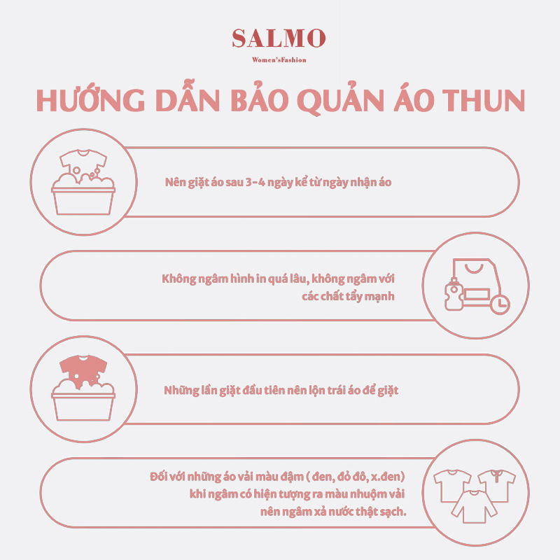 SALMO áo thun cổ tròn trắng hè nữ tee bigsize áo phông unisex vintage fashion 100%cotton