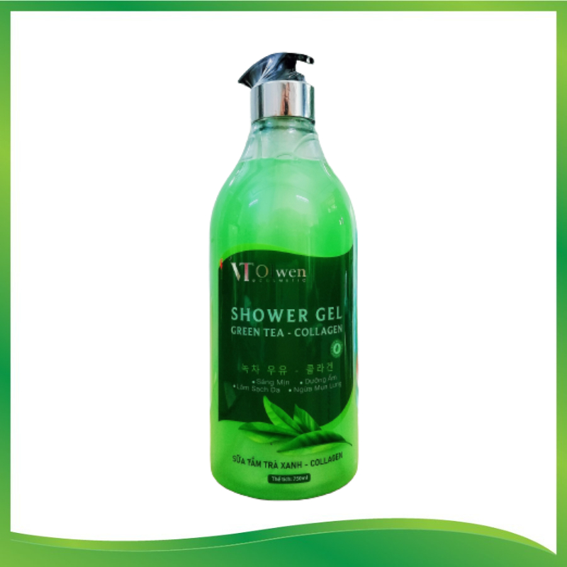 [Chính Hãng] Sữa Tắm Dưỡng Ẩm Thiên Nhiên VT.Olwen Tinh Chất Trà Xanh 750ml