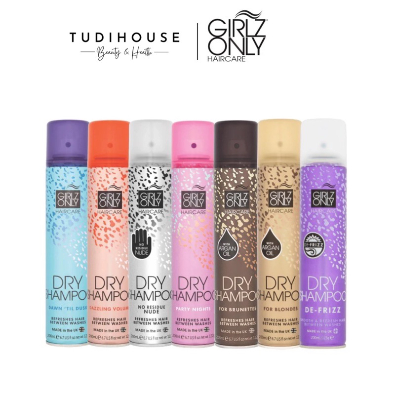 Dầu gội khô Girlz Only Dry Shampoo 200ml