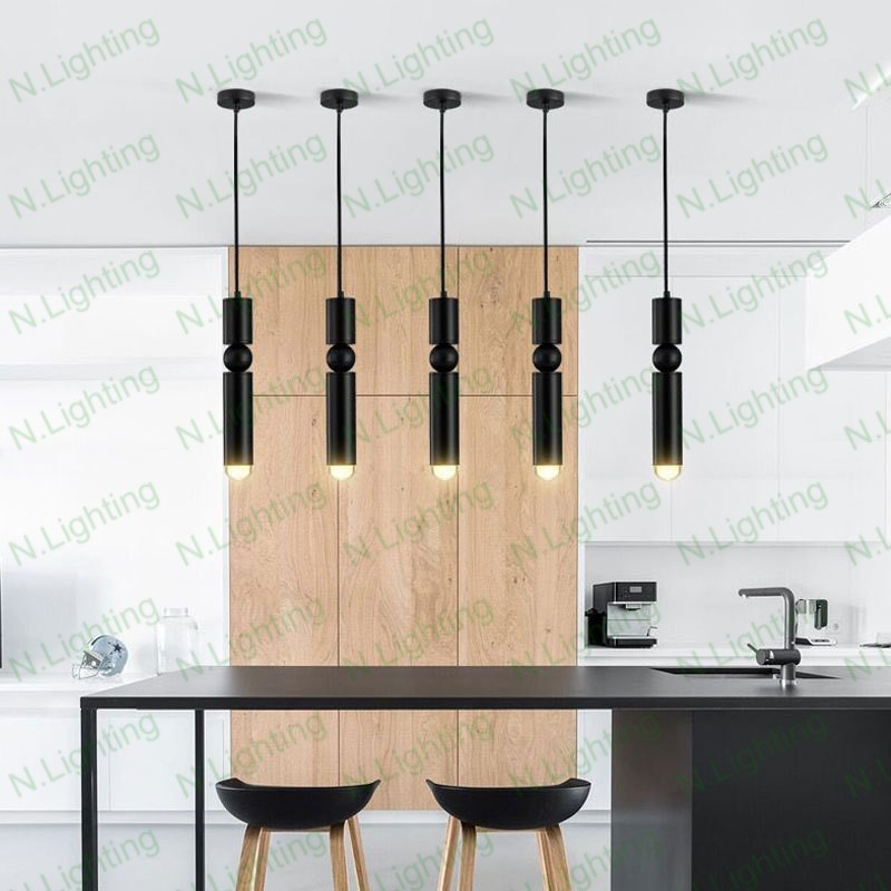 Đèn thả led ống bơ trang trí phong cách hiện đại thả bàn ăn, quầy bar, ...