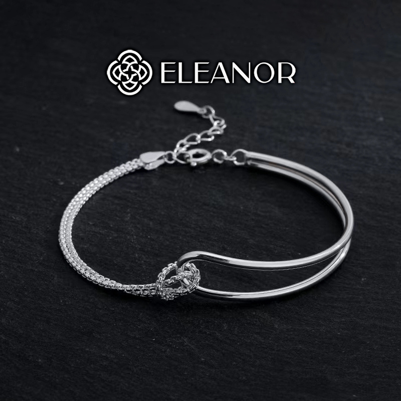 Lắc tay nữ layer bạc 925 Eleanor Accessories thiết kế độc đáo phụ kiện trang sức 5746