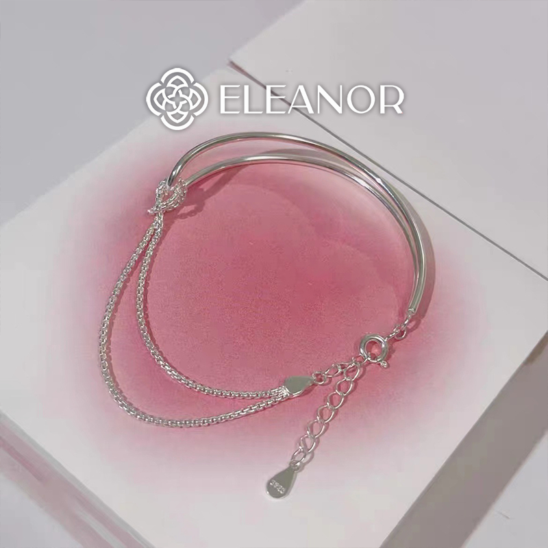 Lắc tay nữ layer bạc 925 Eleanor Accessories thiết kế độc đáo phụ kiện trang sức 5746