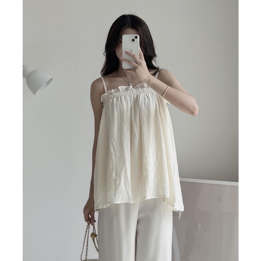 Áo 2 dây bèo ngực Hari GenZ 8741-P0K37