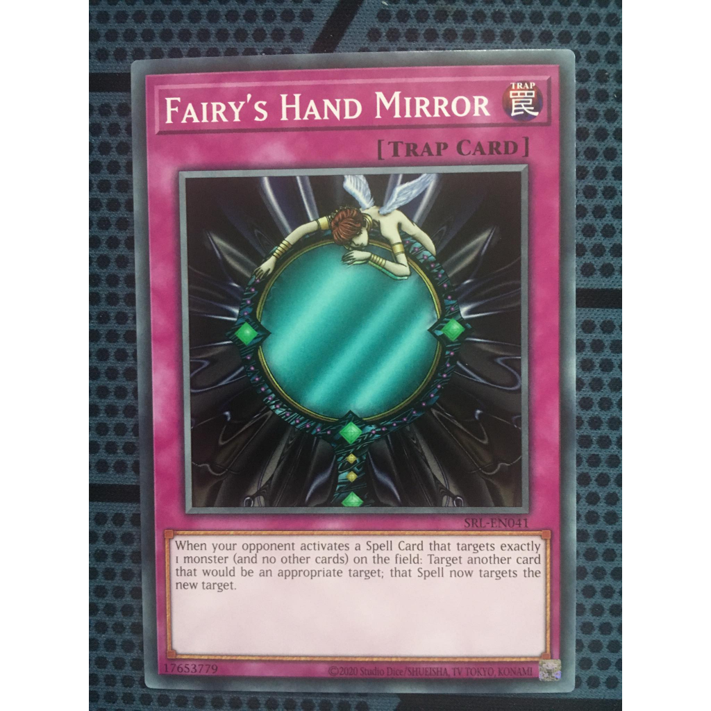 Bài yugioh thời đầu duel monster - Fairy's Hand Mirror - SRL-EN041 - Common Unlimited