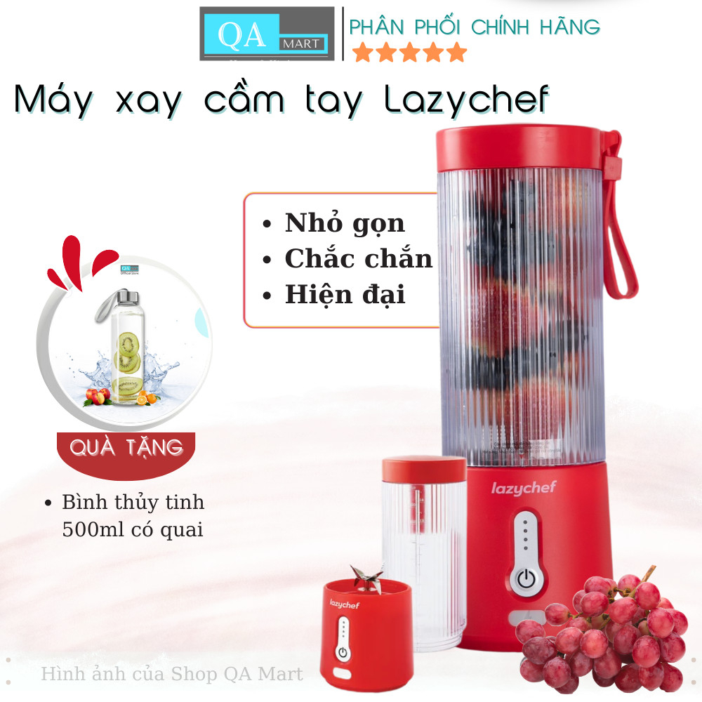 Máy xay sinh tố cầm tay đa năng 3 in 1 Lazychef - Bảo hành chính hãng