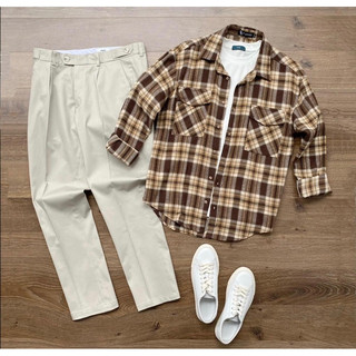 Áo sơ mi nam caro tay dài phong cách siêu hot mới nhất hiện nay - ZENZ CLOTHES