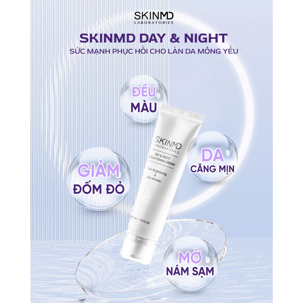 Combo loại bỏ nám và tình trạng tăng sắc tố cho da Nám Tầng Sâu và dưỡng trắng da SkinMD Pure Whitenol