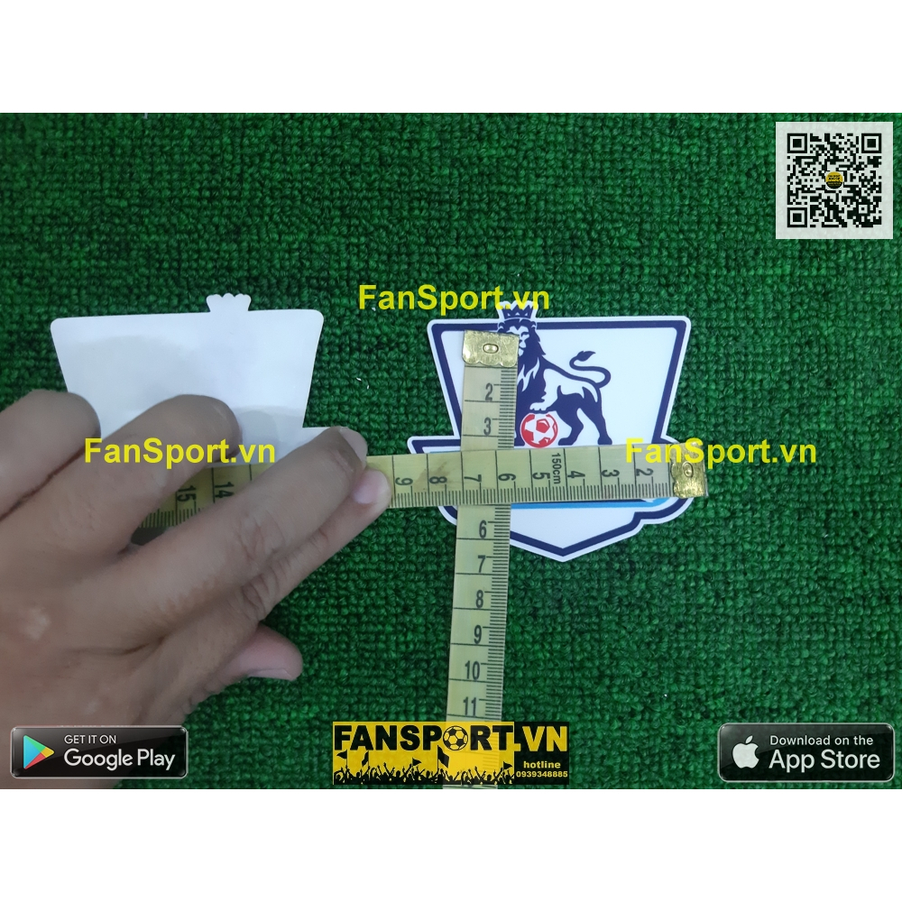 Miếng vá vai áo đấu bóng đá patch Premier League English 2013 2014 2015 2016 PU badge official chính hãng Sporting ID