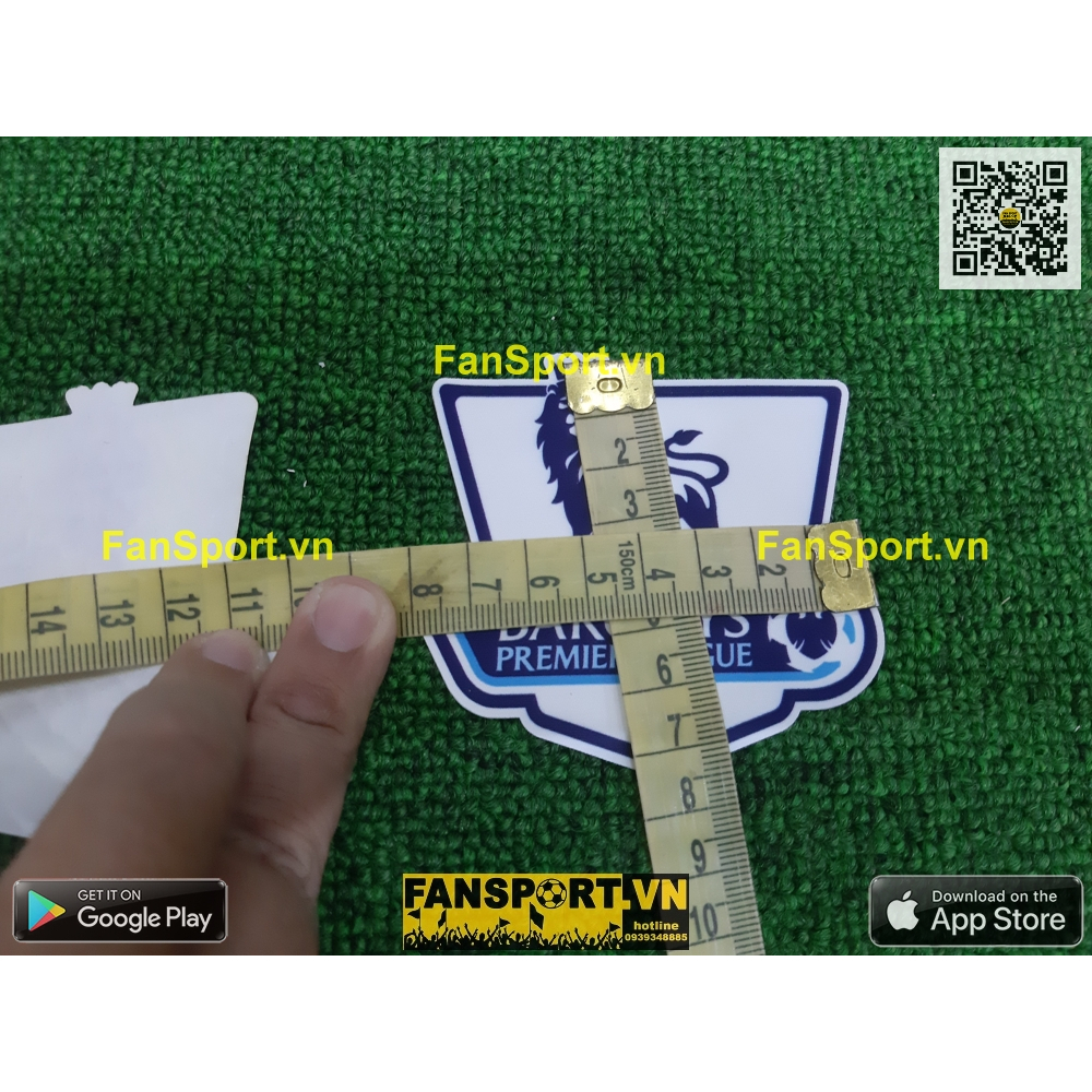 Miếng vá vai áo đấu bóng đá patch Premier League English 2013 2014 2015 2016 PU badge official chính hãng Sporting ID