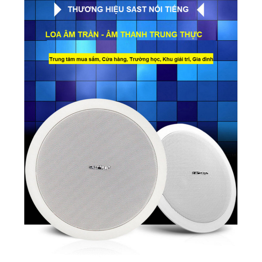 Bộ 4 Loa Âm Trần SAST Cao Cấp Không Dây Bluetooth , Âm Thanh Vòm 3D - Home and Garden