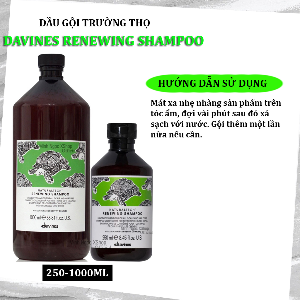 Dầu gội trường thọ Davines Naturaltech Renewing Shampoo 250ML